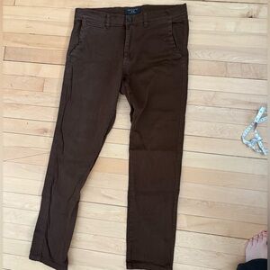 Matchstick brand chocolate jeans - size 34” waist